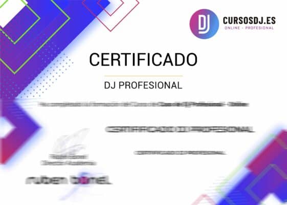 Curso Dj Profesional Rubén Bonel certificado mec valido