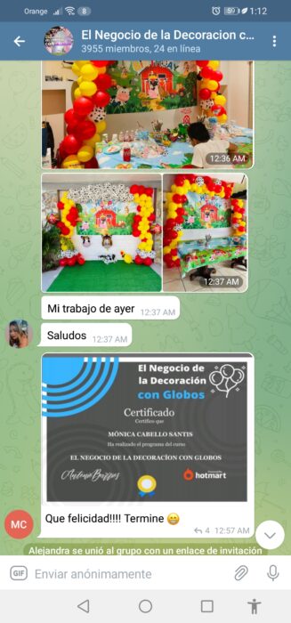 El Negocio de la Decoración con Globos opiniones y testimonios