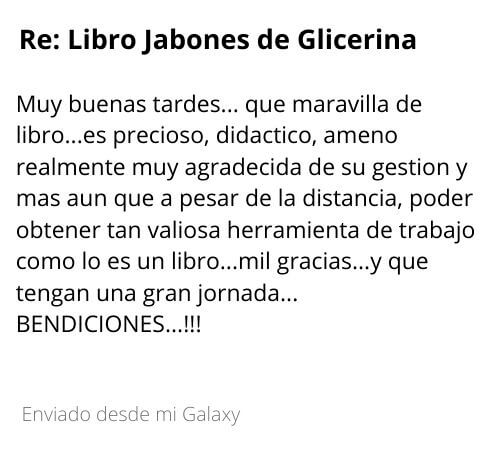 Curso los secretos de los Jabones de Glicerina opiniones y testimonios