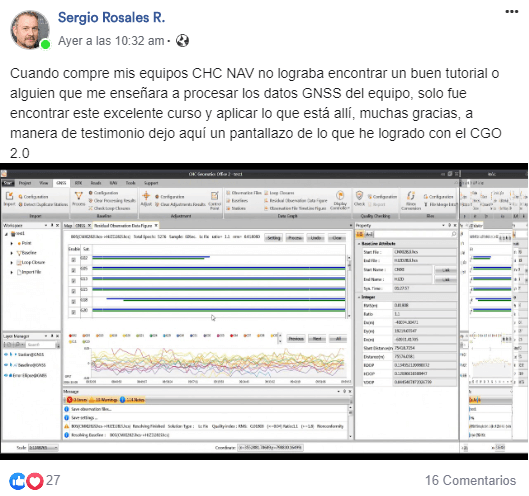 Procesamiento de Datos GNSS opiniones y testimonios