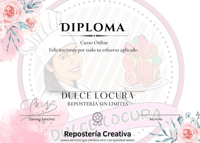 Repostería Creativa Sin Limites certificado mec valido